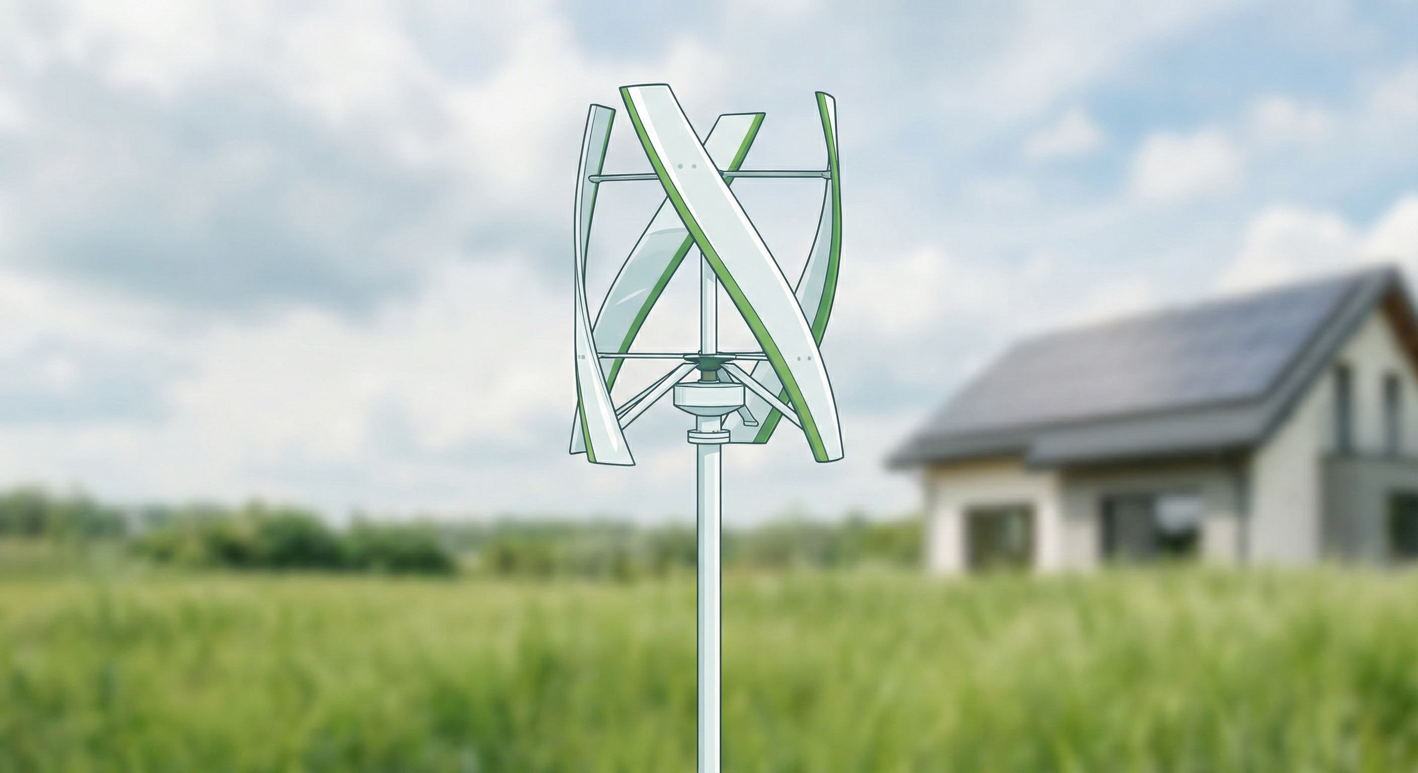 Kleinwindkraftanlage – Windstrom für Zuhause